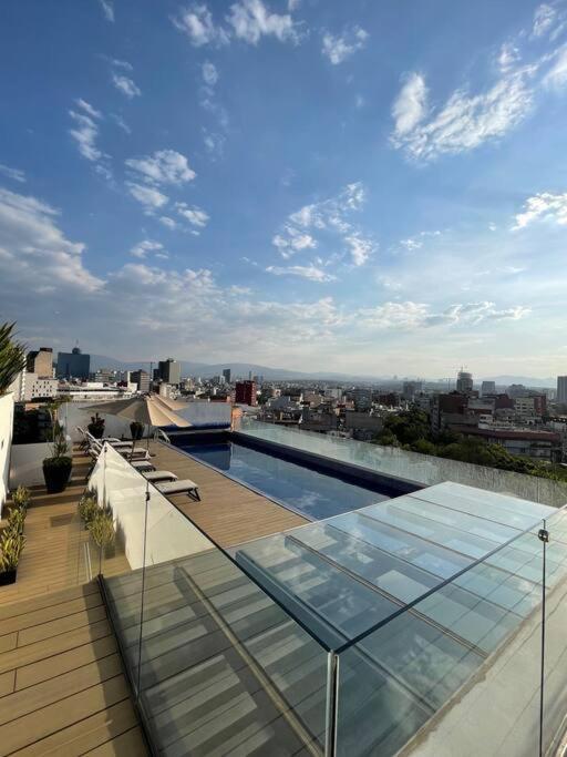 Depto Con Alberca Zona Condesa Lägenhet Mexico City Exteriör bild